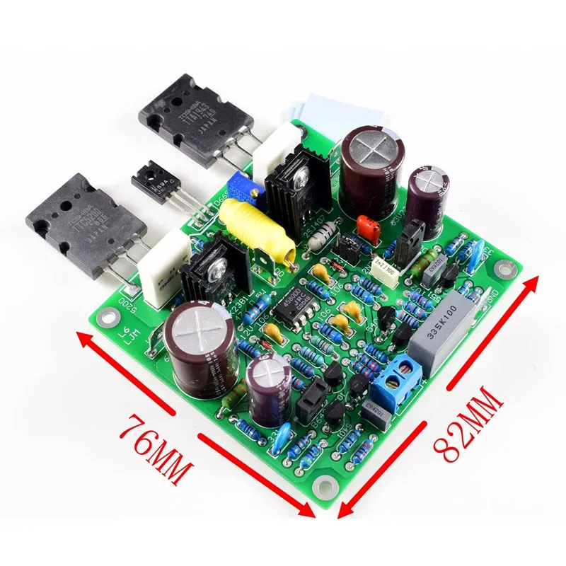 2pcs Accuphase E210 Modified Power Amplifier Board 150W 8ohm Finished Board DC 25V-55V F8-005