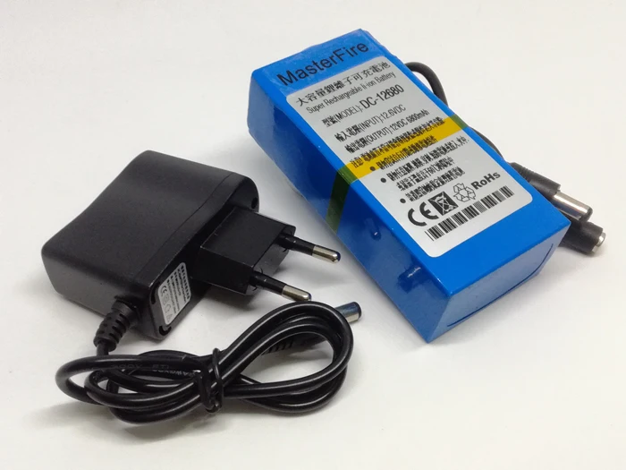 

Portable Super Capacity DC 12V 6800mAh Battery Rechargeable Polymer Lithium-ion Batteries Pack DC-12680 for CCTV Cam Monitor