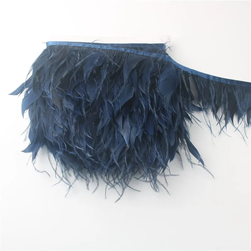 10yards/lot Ostrich feather Trim 4-6 inch/10-15cm Feathers Fringe Making Clothing Sewing Accessories Wedding plumas Product