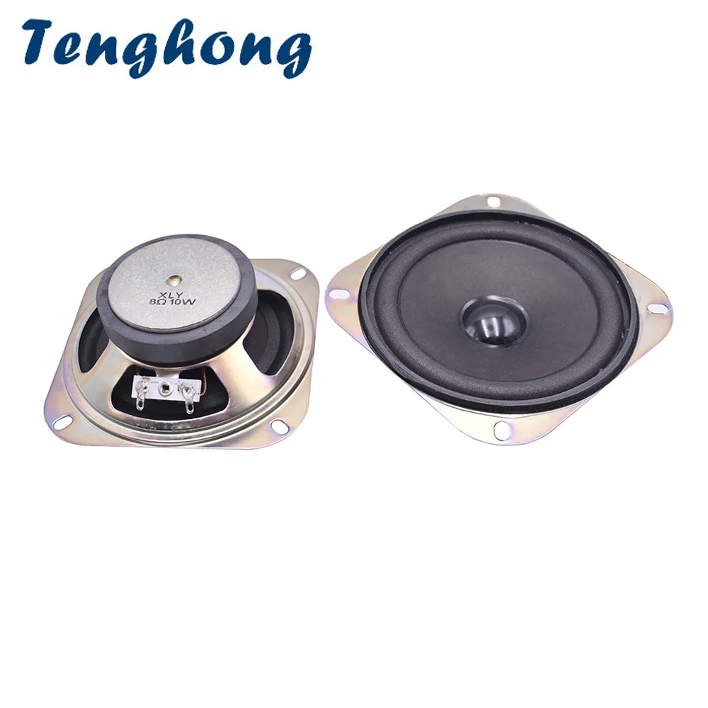 

Tenghong 2pcs 4Ohm 8Ohm 10W Paper Bubble Side Loudspeakers 4 Inch Audio Speaker For Home Theater DIY Speakers