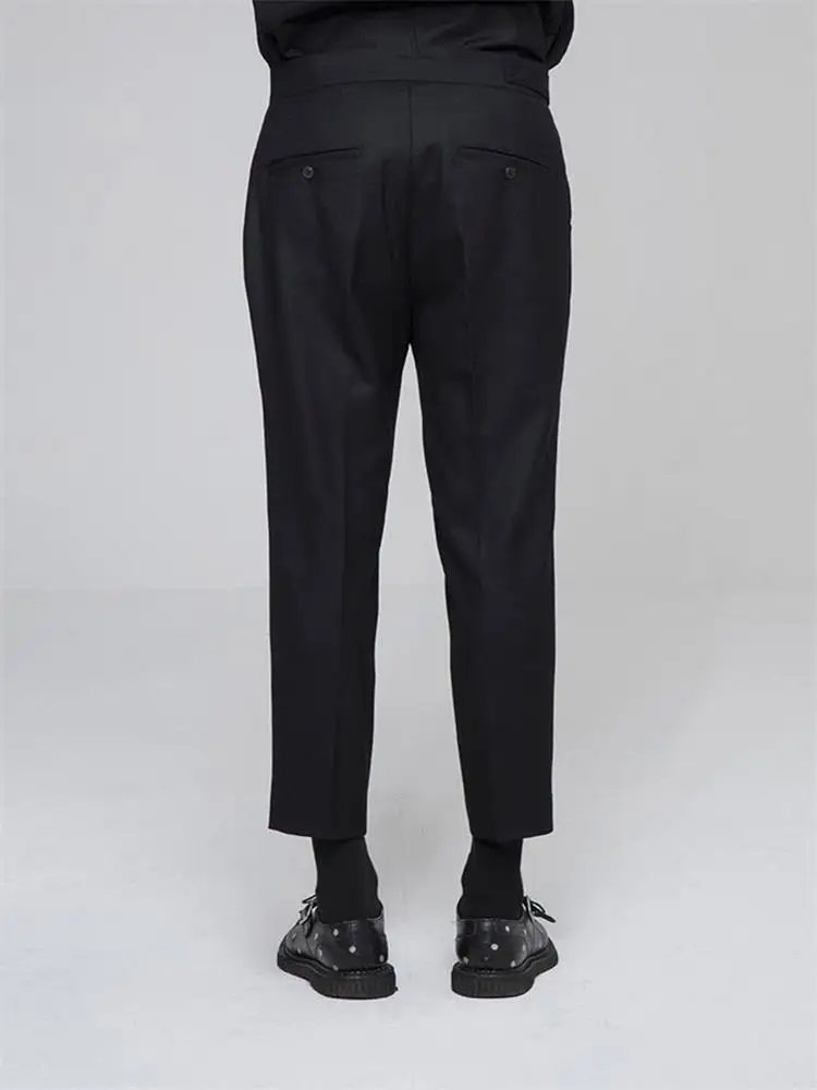 Men's Nine-Minute Pants Casual Pants Pencil Pants Spring And Autumn New Black Simple Fashion Trend Youth Urban Versatile Pants