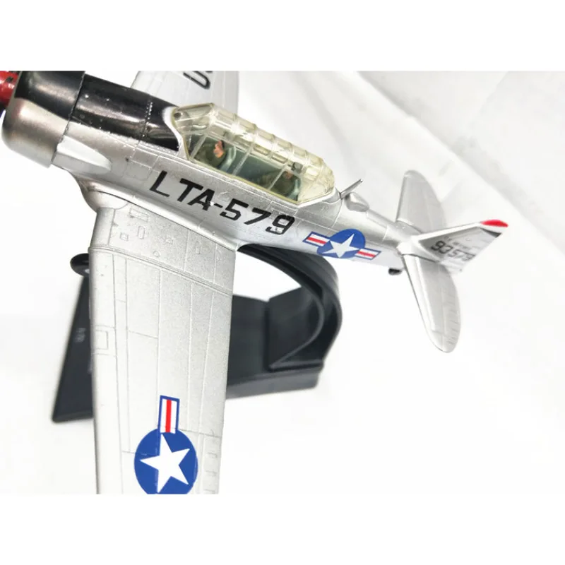 1/72 مقياس LT-6G الأمريكية T-6 تكساس المدرب نموذج طائرة عسكرية مقاتلة طائرة مركب المعادن ثابت عرض مجموعة الكبار