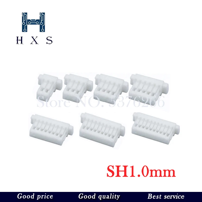 50pcs SH 1.0 JST 1.25 PH 2.0 XH 2.54 mm Pitch Connector 2/3/4/5/6/7/8/9/10/11/12/13/14/15/16P Pin Housing Shell