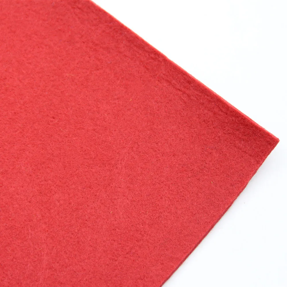 1pc 1/2/3/4MM Thick Polyester Cloth Felts 30*30CM Handmade Fabric Craft Felts For Home Decoration Needlework Toy Sewing Supplies