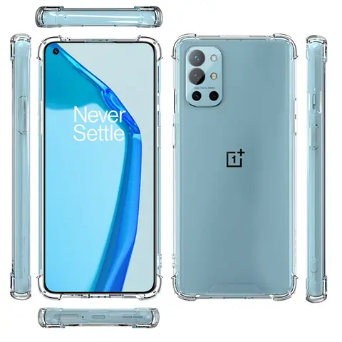 Coque de téléphone transparente antichoc, étui en Silicone de Protection transparente pour Oneplus 9 10 Pro 8T One Plus 8 Nord 2 N10 N100 N200 5G