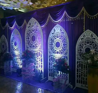 Wedding props ferris wheel five consecutive doors wedding scene iron screen wedding arrangement iron five consecutive doors