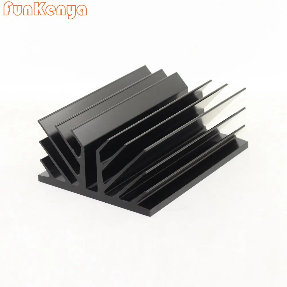 W150 H75 D200 DIY Anodized Aluminum Amplifier Chassis Heat Sink Radiator For Class Box New Heat Dissipation Professional