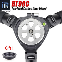 INNOREL RT90C (LT404C) Professional Heavy-Duty Birdwatching 10-Layer Carbon Fiber Camera Tripod with 75mm Bowl and Bowl Adapter