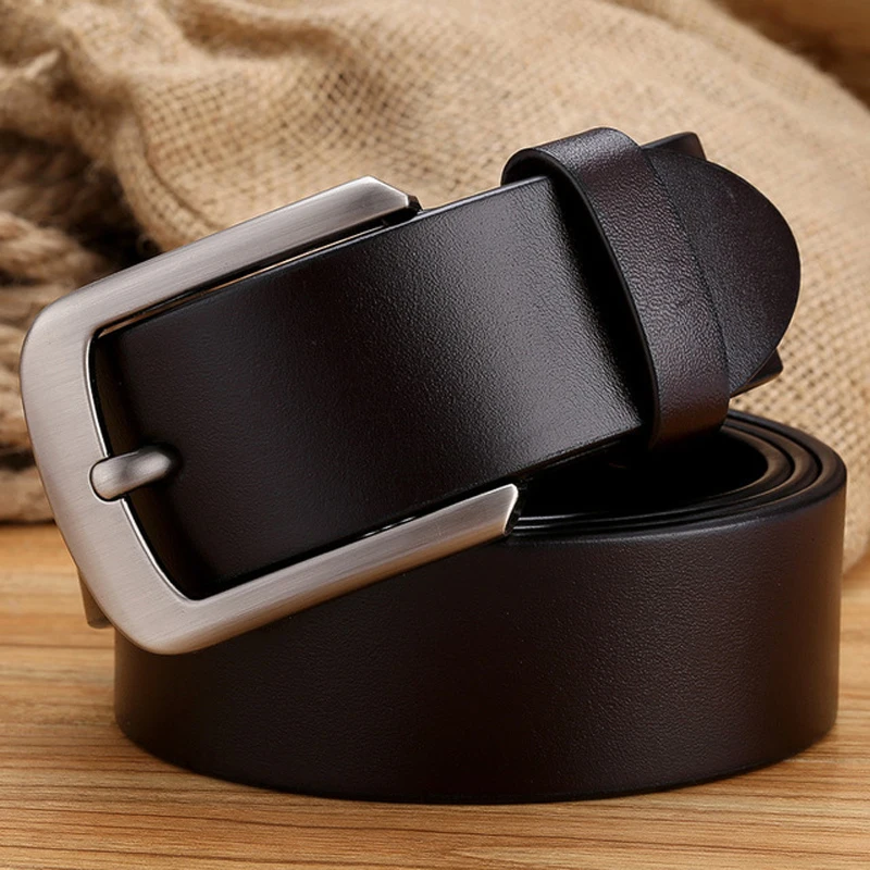 dark tan tactical Belt full grain Man Fashion brand belts luxury genuine leather Cowskin straps men for Jeans 140 150 wide belt