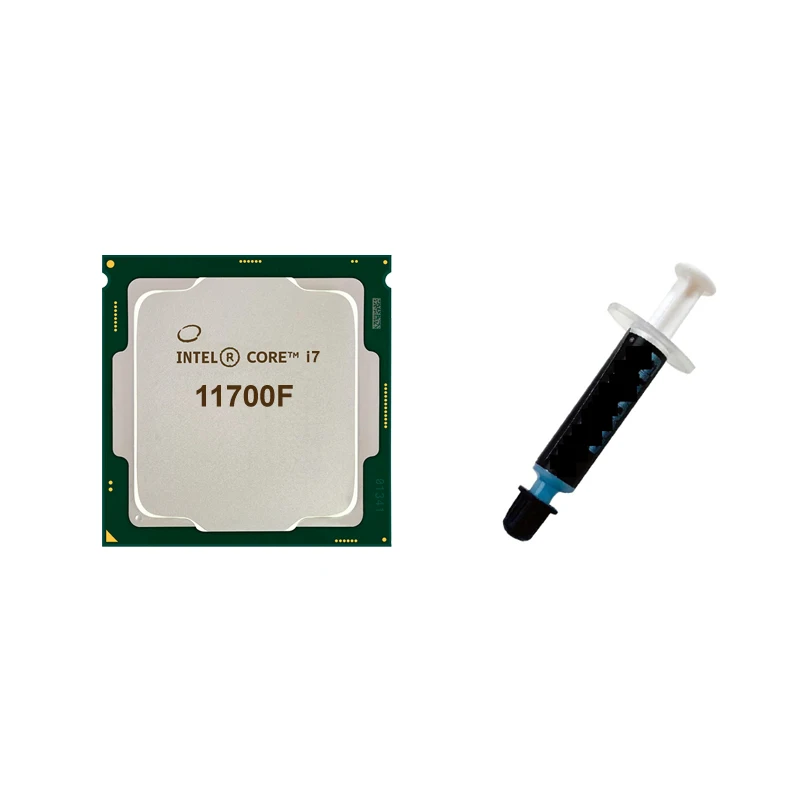 New Intel Core i7 11th Generation Processors i7 11700 CPU with Thermal Grease i7 11700K with Thermal Paste i7 11700F 11700KF DIY