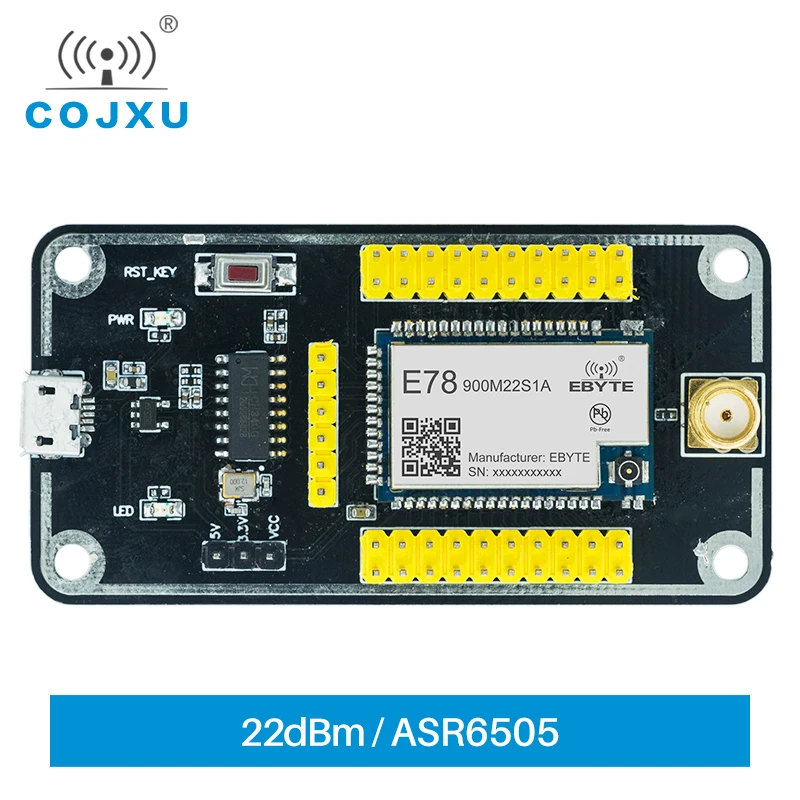 ASR6505 LoRa RF Module SOC Test Board Kit USB To TTL Board for E78-900M22S1A Wireless Module cojxu E78-900TBL-01A