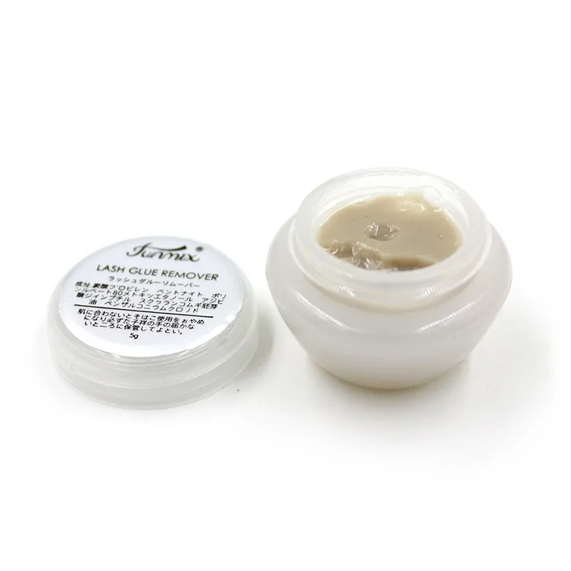 Dissolvant de colle pour faux-cils, 10 pièces, 5g, saveur fruitée, parfum, extensions, crème à remodelage rapide, outil de maquillage pour les yeux