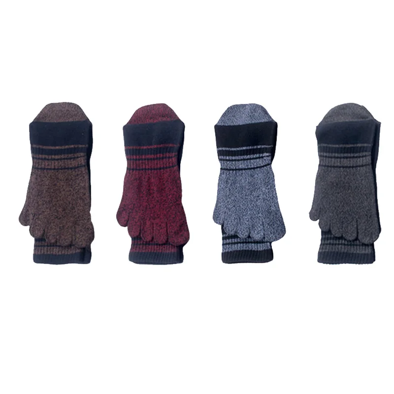 AliExpress VERIDICAL 5 Pairs 5 Finger Long Socks Combed Cotton Colorful Compression Fitness Badminton Tennis Bike Running Basketball Sport Toe Socks