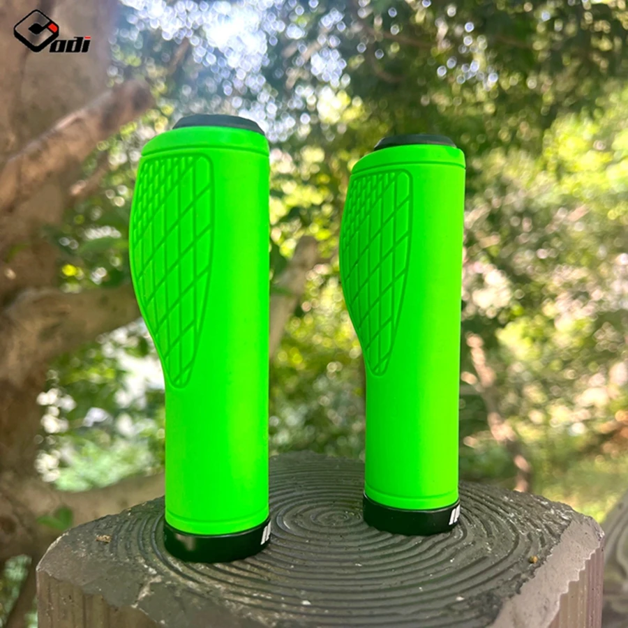 Odi Fahrradlenkergriffe aus Silikon, 22,2 mm, rutschfester Mountainbike-Griff mit Sicherungsring, passend für Brompton MTB BMX Faltrad – Detail 6