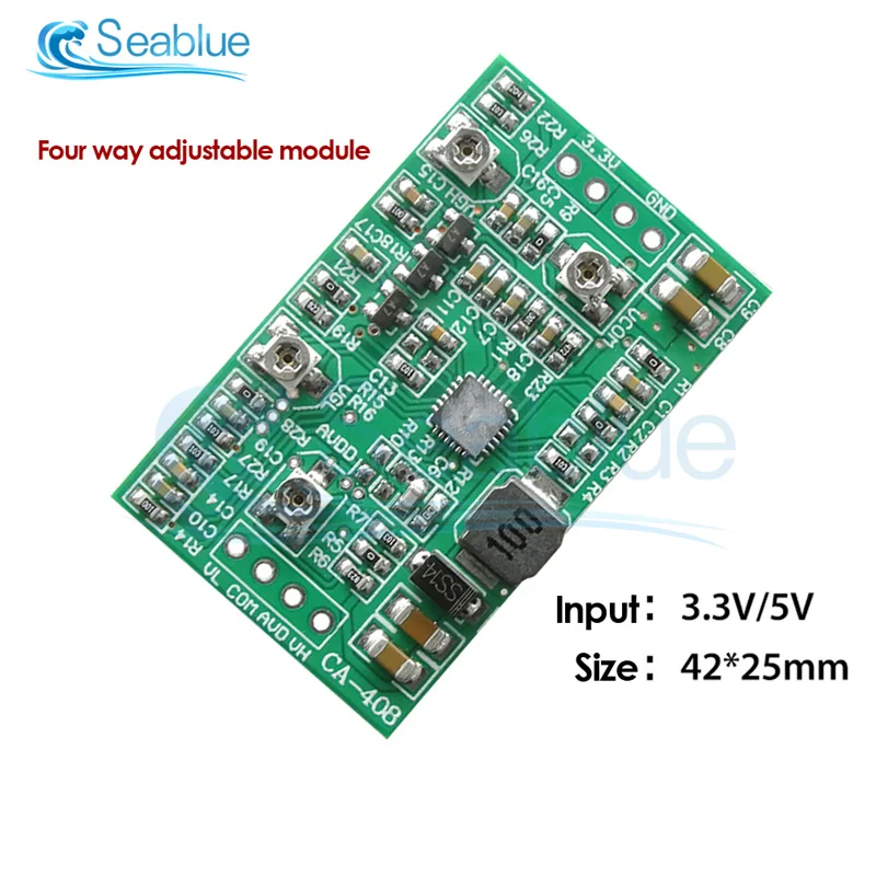 CA-508 CA-408 رباعية الاتجاه قابل للتعديل دفعة شاشة LCD TCON وحدة قابل للتعديل دفعة وحدة 3.3 فولت 12 فولت