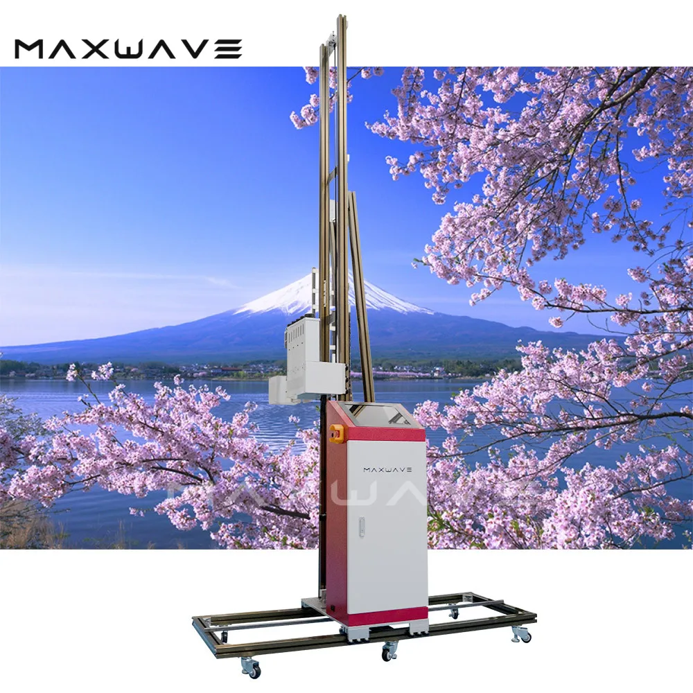 Maxwave Hoge Kwaliteit Verticale Muur Printer 3d Muur Schilderen Machine