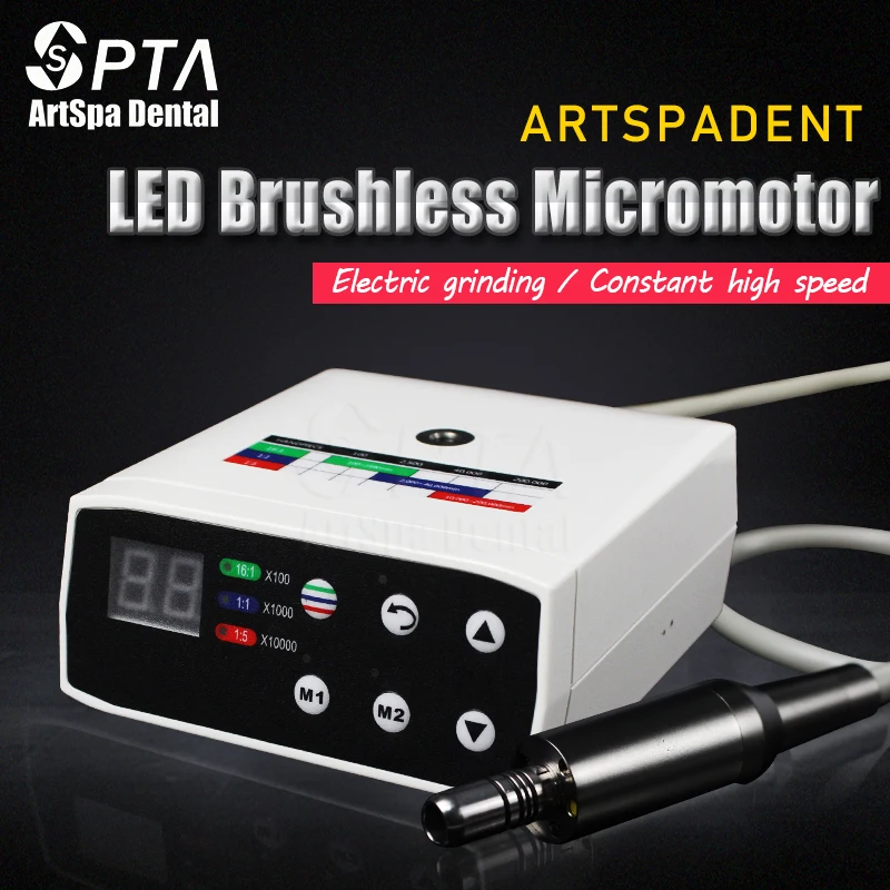 Dental Clinical Brushless LED Micro Motor Electric Motor Speed Ratio 1:1/1:5/16:1 For Low Speed Handpiece Dentistry Tool