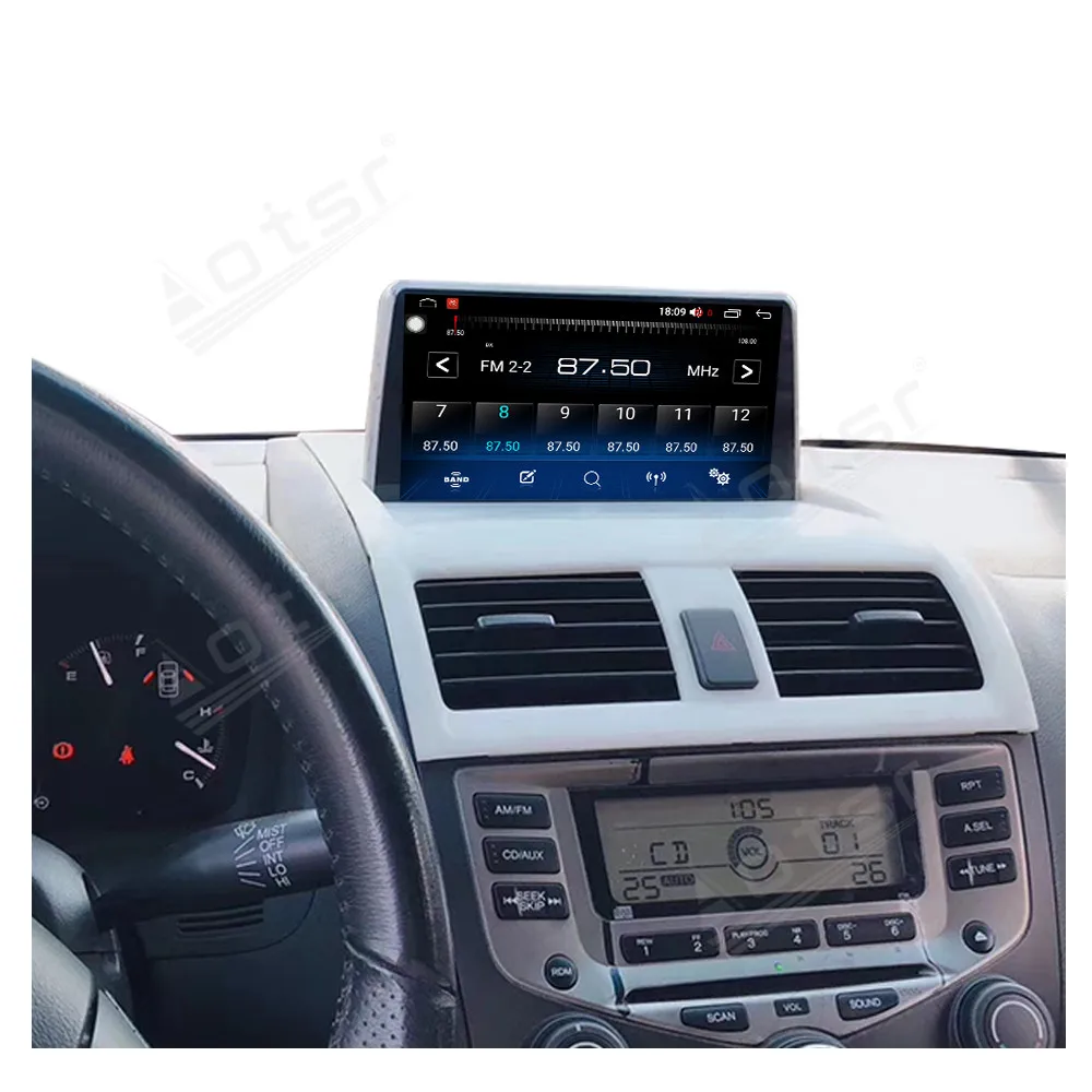 6+128GB For Honda Accord 7 2004 - 2013 Android Car Radio Tape Recorder Multimedia Video Player Stereo Head Unit Navi GPS No 2din