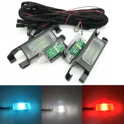 Car 3-SMD LED Footwell Light holder bracket wiring harness For VW Passat B6 Jetta Golf A3 8V A4 B7 B8 B9 A6 C7 C8 A8 Q3 Q5 Q7 TT