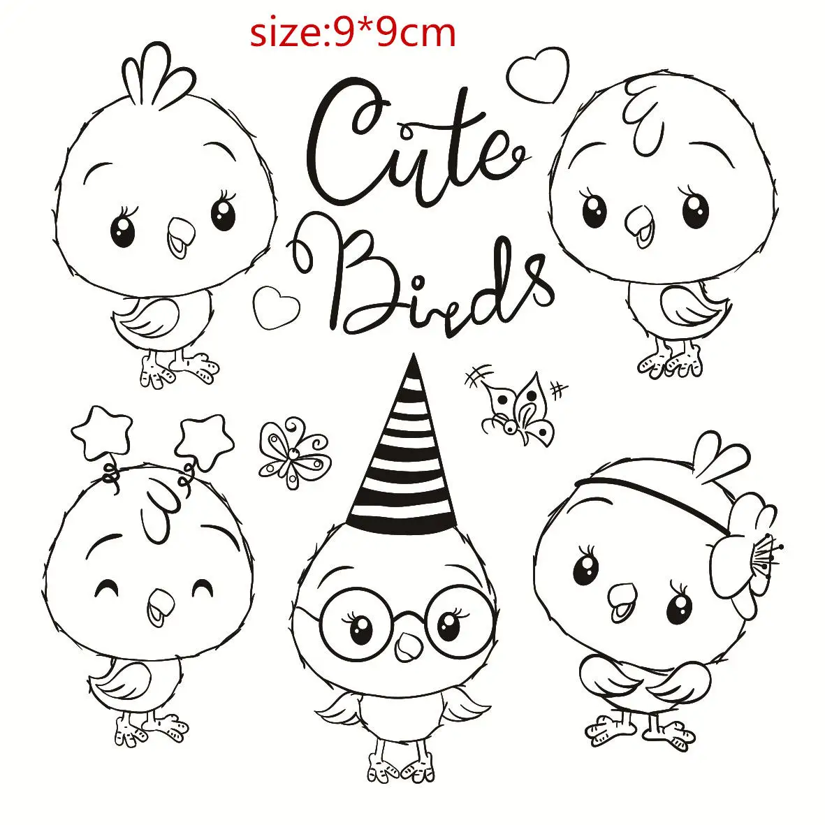 Transparent Silicone Rubber Stamp, Metal Die Sheet Cling, Cute Animal Pattern, DIY Scrapbooking, Photo Album Stamp