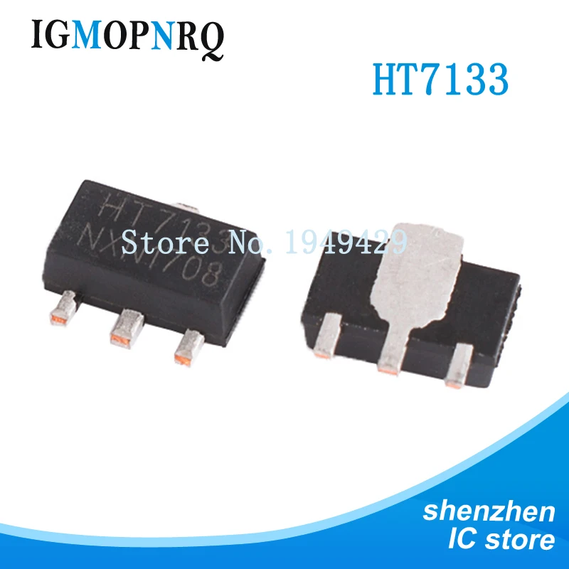 10PCS HT7133A-1 SOT89 HT7133A SOT HT7133 SMD HT7133-1 SOT-89 7133-1 new and  IC