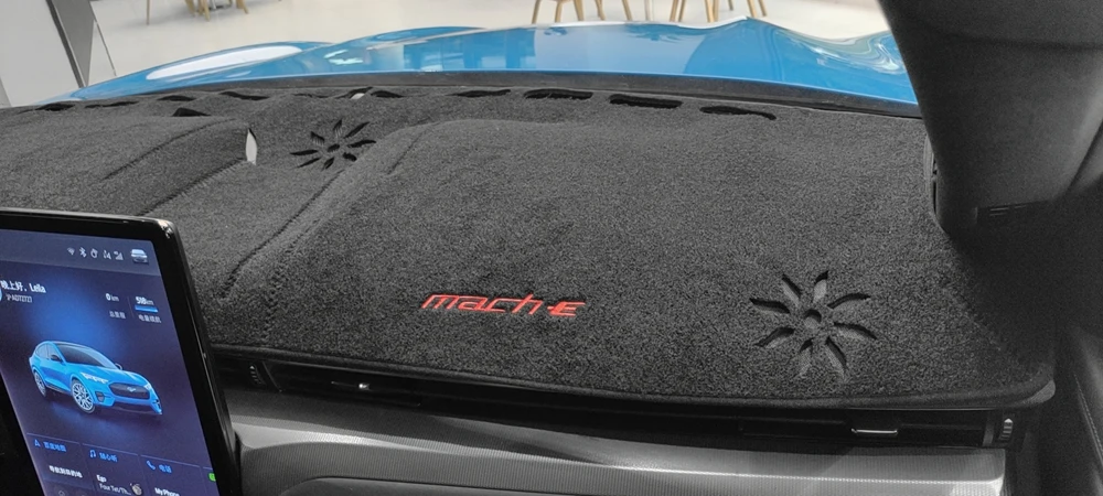 Mach-e Dashboard Cover Carpet Cape For Ford Mustang Mach-E Sun Shade Pad Carpet mat