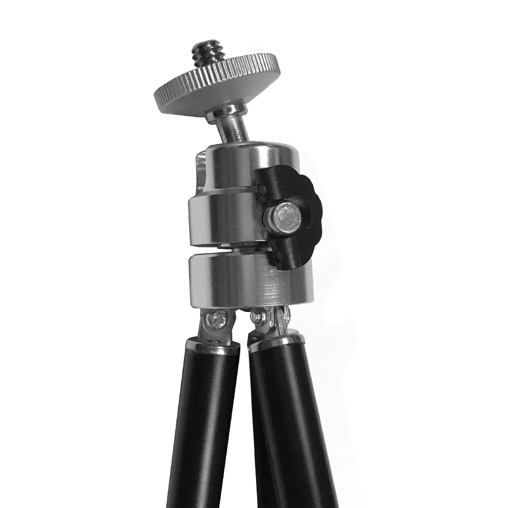 Glory Star 76.8g Black Mini Flexible Projector Tripod Stand Bracket Mini Projector Aluminum Alloy Holder Stand Projetor Tripod