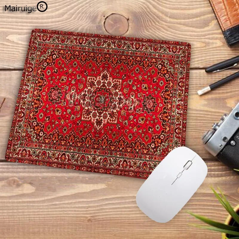 Mairuige Waterproof Persian Carpet Mouse Pad 22x18cm Gaming Desk Mat Mause Carpet DIY Custom  Joker Gamer Mousepad Small