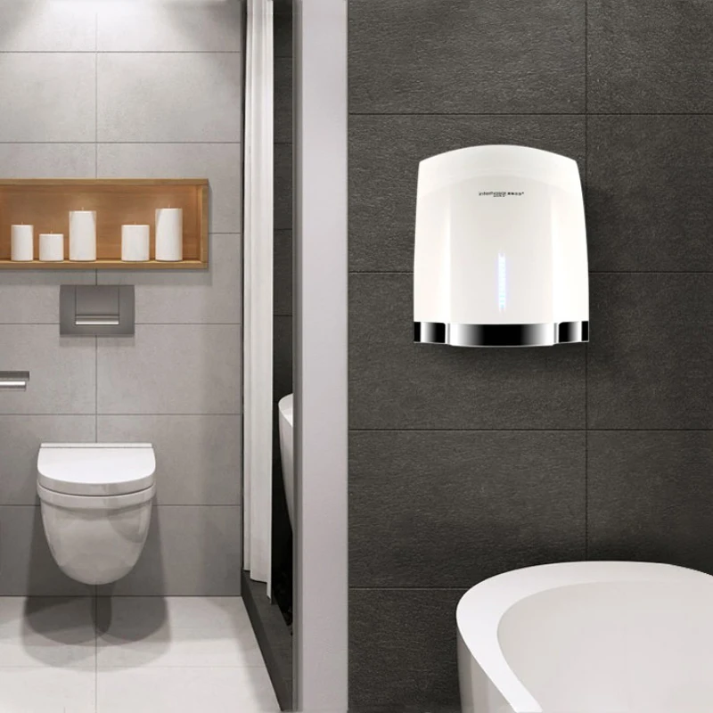 Asciugamani da 1800W a induzione automatica per uso domestico Hotel bagno stazione della metropolitana KTV asciugamani commerciali di tipo caldo e freddo RoHS