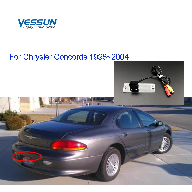 Cámara de visión trasera para Chrysler Concorde 1998 ~ 2004 cámara HD cámara trasera cámara de visión nocturna