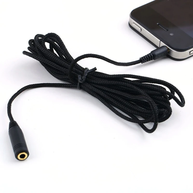 3M 10ft Jack 3.5mm Earphone Extension Cable Female to Male F/M Headphone Stereo Audio Cable AUX Cord for Speaker Phone MP3