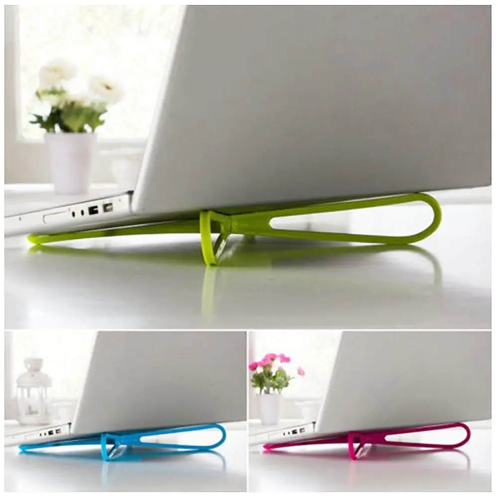 Universal Laptop Stand Portable Lightweight Desktop Holder Heat Sink Cooling Pad Laptops Bracket for Laptop Notebook 4 Colors