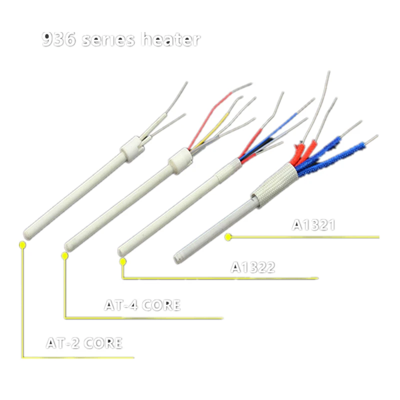 Adaptador de núcleo de calentador de cerámica para soldador, elemento calefactor para Estación de soldadura, 24V, 1322, 1321, 936b, 936B, 936, 937