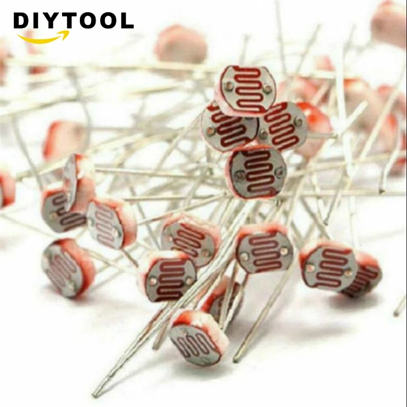 20pcs good Photoresistor LDR CDS 5mm Light-Dependent Resistor Sensor GL5516 top