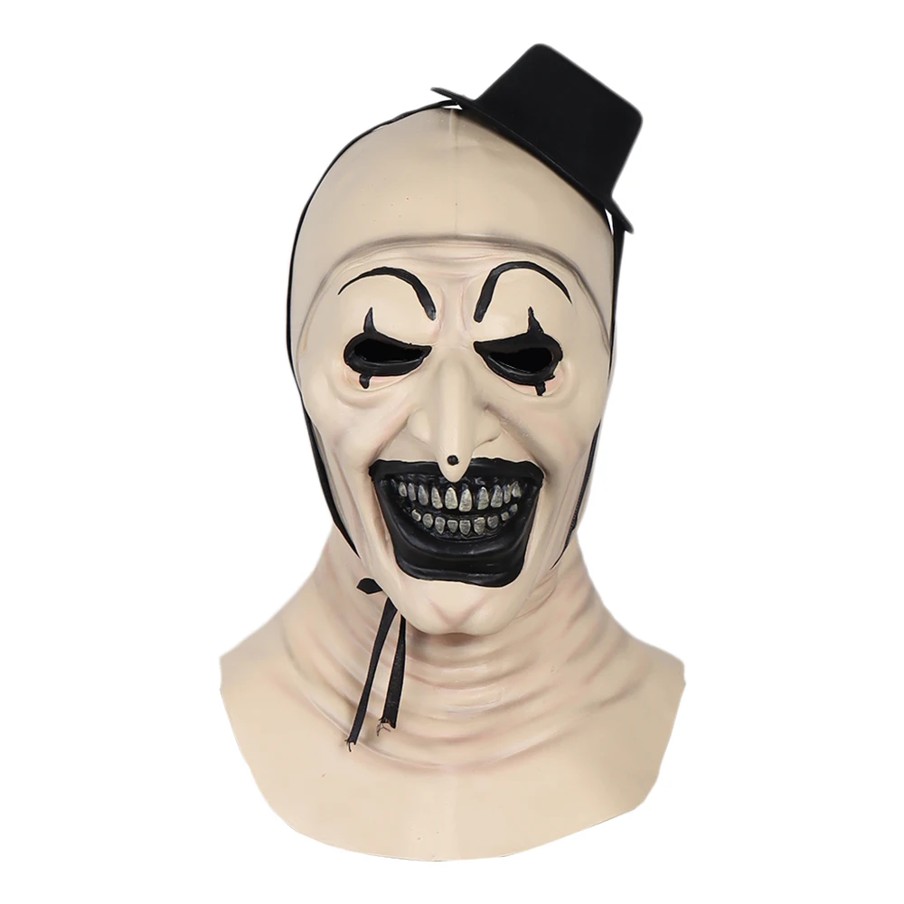 Joker Latex หน้ากาก Terrifier Art Clown Cosplay หน้ากากสยองขวัญหน้ากากฮาโลวีนอุปกรณ์เครื่องแต่งกาย Carnival Party Props
