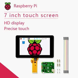 Display Touchscreen originale Raspberry Pi da 7 pollici supporto 800x480 pixel per schermo Pi 4 /3B/3B +/3A +/2B compatibile con Touch a 10 dita