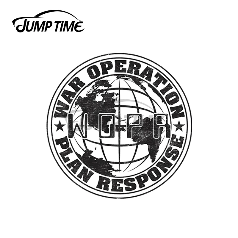 JumpTime 13 x 13cm For WOPR War Operation Plan Response Bumper Car Stickers Scratch-Proof Decal Refrigerator VAN Car Assessoires