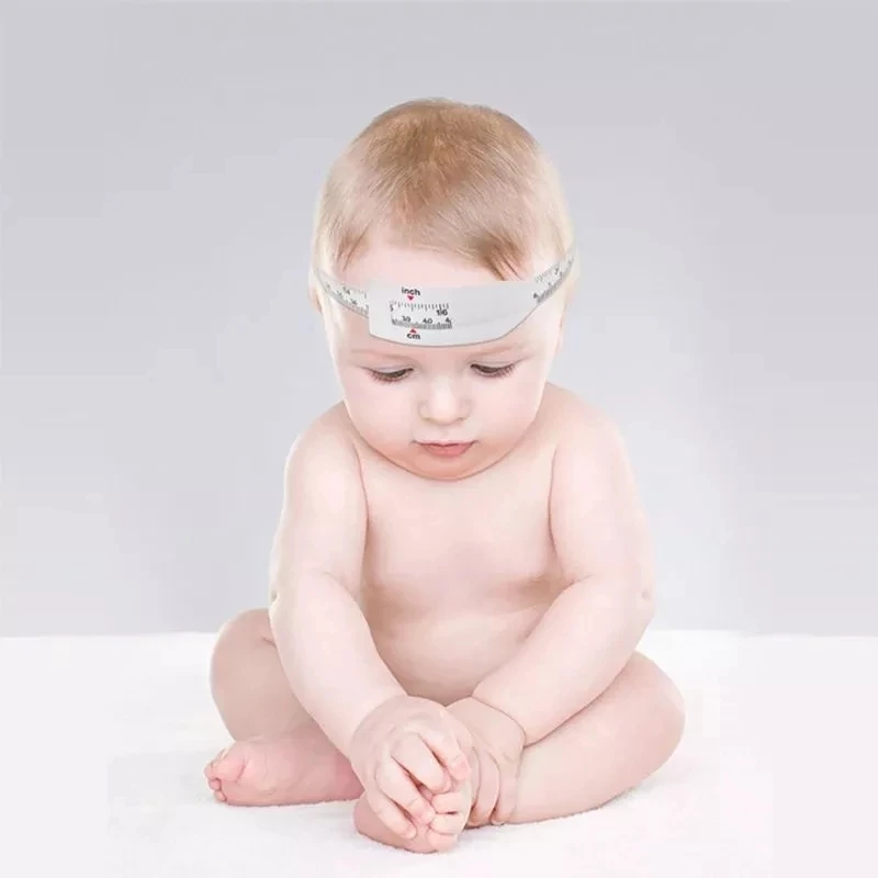 3pcs/lot Head Circumference Tape Measure for Pediatrics, Baby, Babies - Plastic, Reusable, Non-Stretchable with End Insert