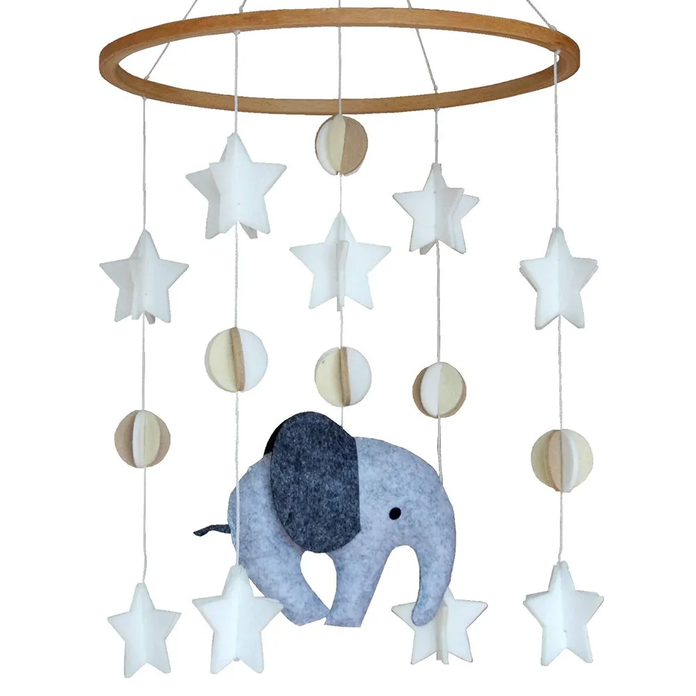 Baby Crib Mobile Baby Baby Mobile On The Bed With Elephant Animal Wind-bell Nursery Decor Babies Shower Gift Bedding Baby Care