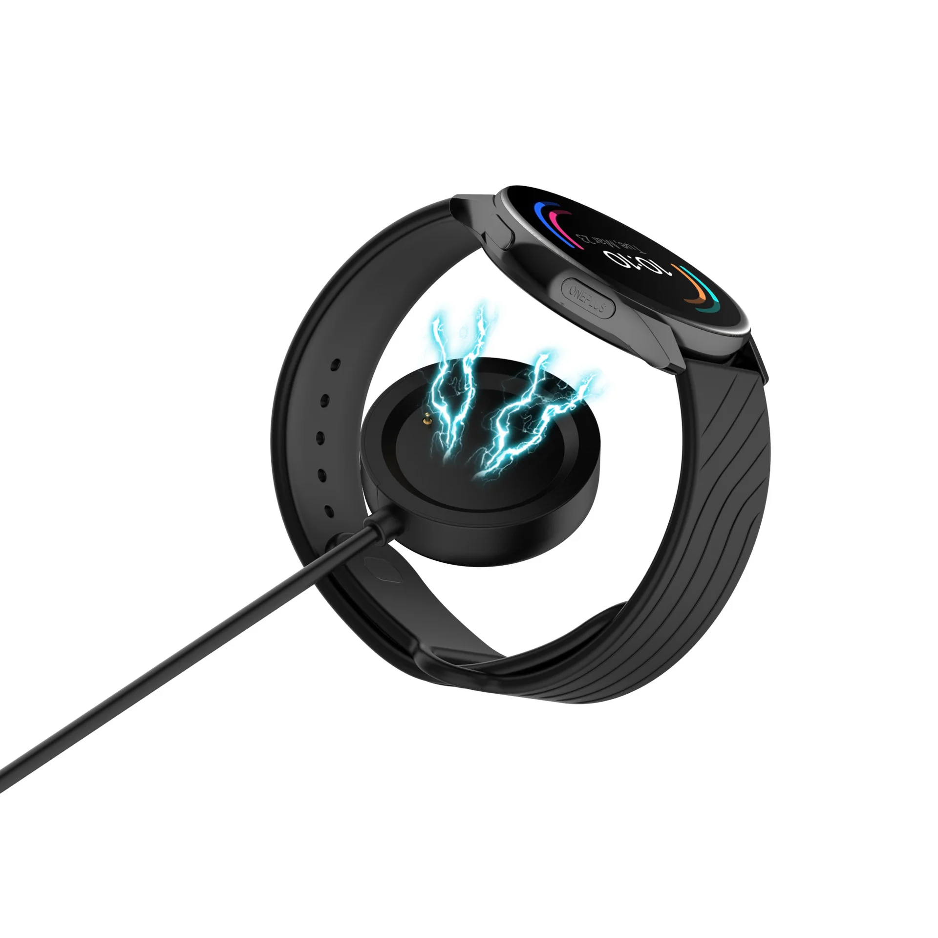 1 متر USB كابل شحن الحبل شاحن قاعدة ل One plus ساعة ذكية المغناطيسي شاحن سريع كابل شحن USB الحبل