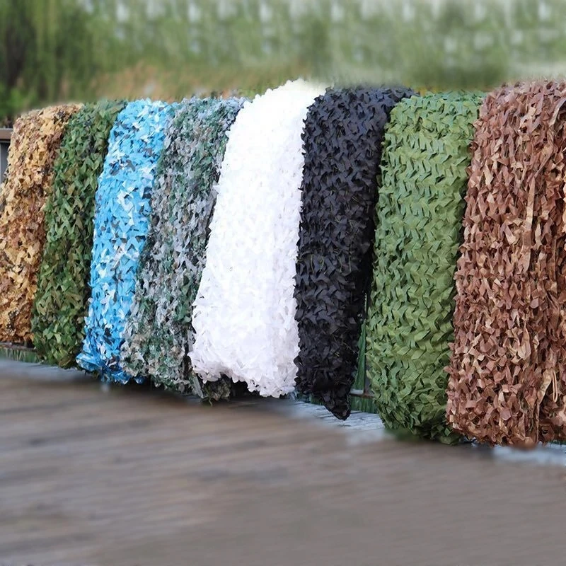 3 x 5 m, 3 x 8 m, 3 x 10 m, 4 x 5 m, verstärktes Tarnnetz, Schwimmbad, Strandpavillon, Garten, Sonnenschutz, Camo-Leinwandnetz, 7 Farben – Detail 1