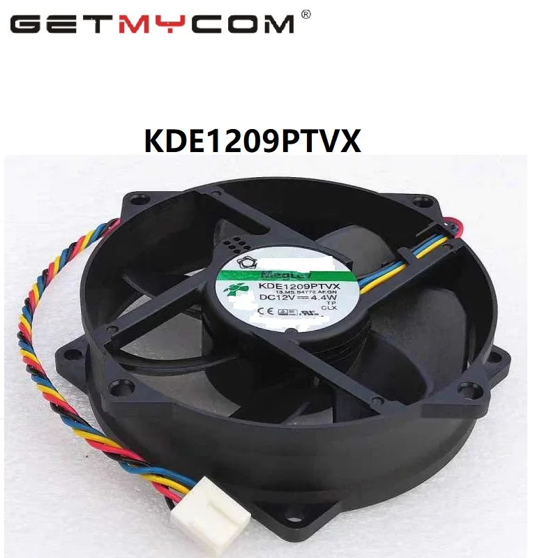 Getmycom Original for SUNON KDE1209PTVX  4.4W 12V 9CM 9225 4 wire round the CPU fan wholesale