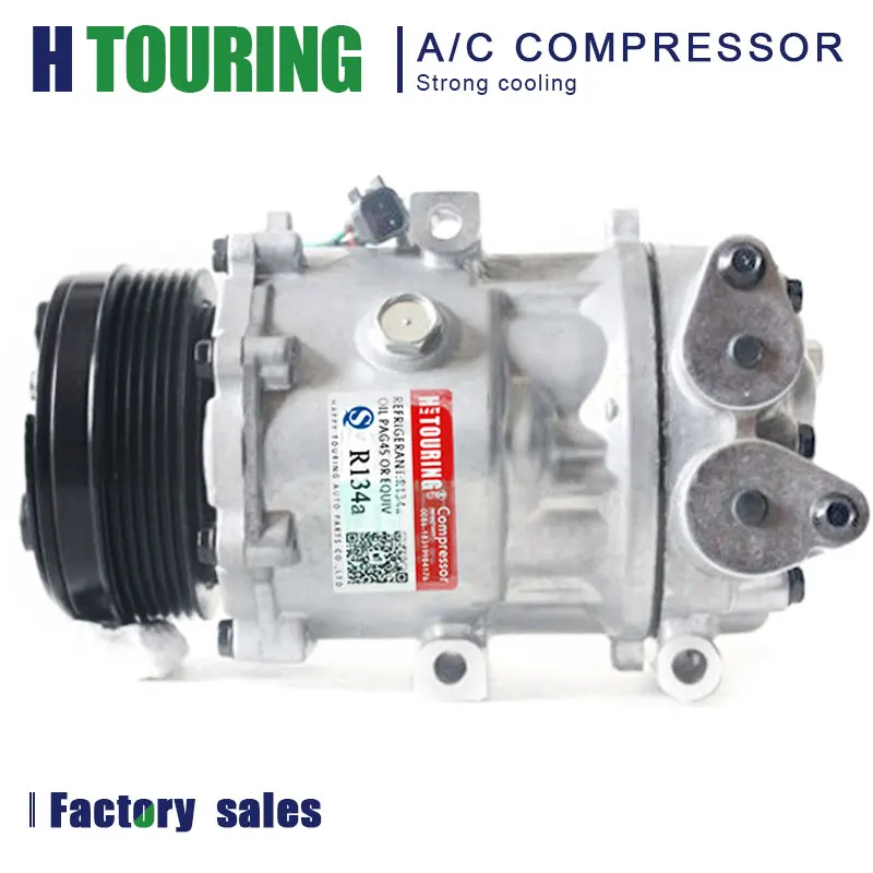 For FORD MONDEO IV 2.0 2.3 2007- SD7V16 AC Compressor 6G9119d629DC 6G91-19D629-DC 6G9119D629DF 6G91-19D629-DB 6G91-19D629-KG 6PK