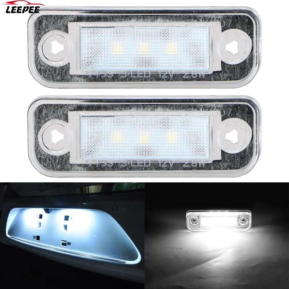 12V Car License Plate Light Signal Marker Lamp 3528SMD Auto Accessories For Mercedes Benz W211 W203 C219 R171 CLS SLK Error Free