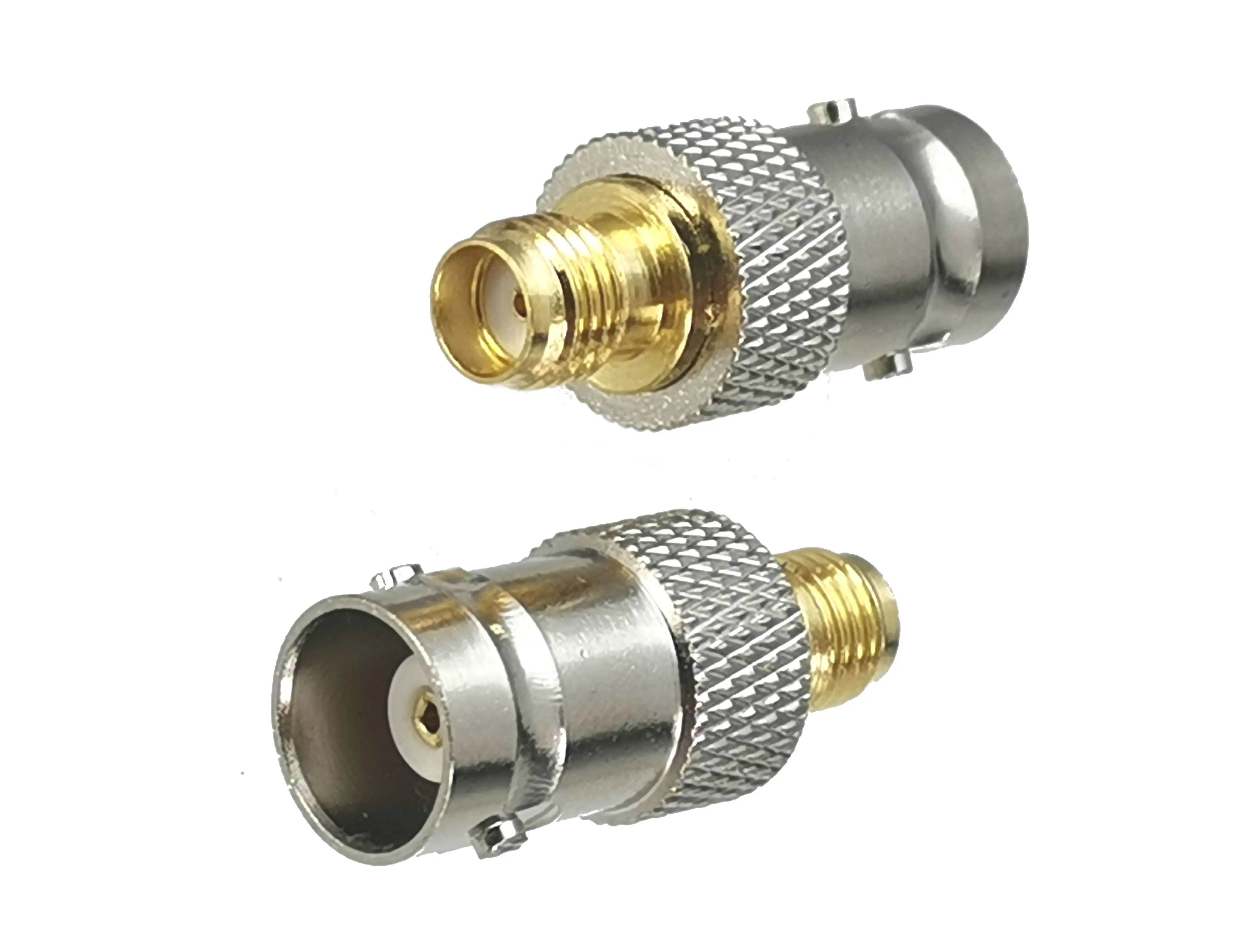 1pcs Connector Adapter SMA Female Jack to BNC Female Jack RF Coaxial Converter Straight New