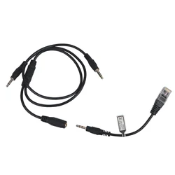 SR-629 SR-112 Repeater Controller Cable 48-50-Y2 8 pins for Mobile Radio Yaesu FT-817 FT-857 Vertex Standard VX-2000 VX-2200