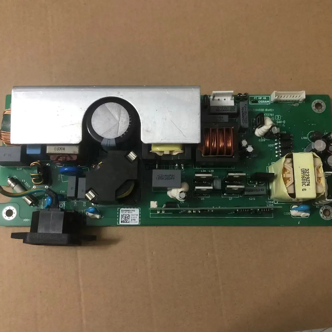 การเปลี่ยนใหม่และเป็นต้นฉบับสำหรับ1Q1-3264558 OSRAM B3486801HQ โปรเจคเตอร์270W บอร์ดและแผงไฟ LED