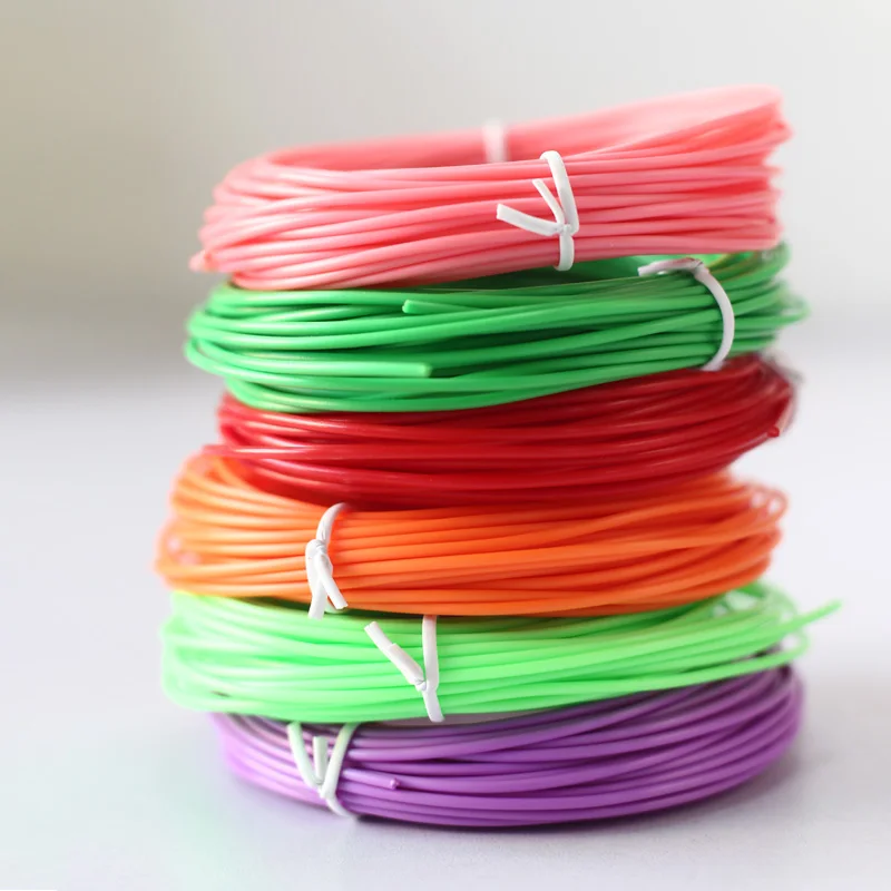 Filament PLA do pióra 3d, średnica 1,75 mm, tworzywo sztuczne do druku 3D, materiały do filamentu długopisowego, 30 kolorów nie powtarzających się, 150 M/90 M, prezent urodzinowy