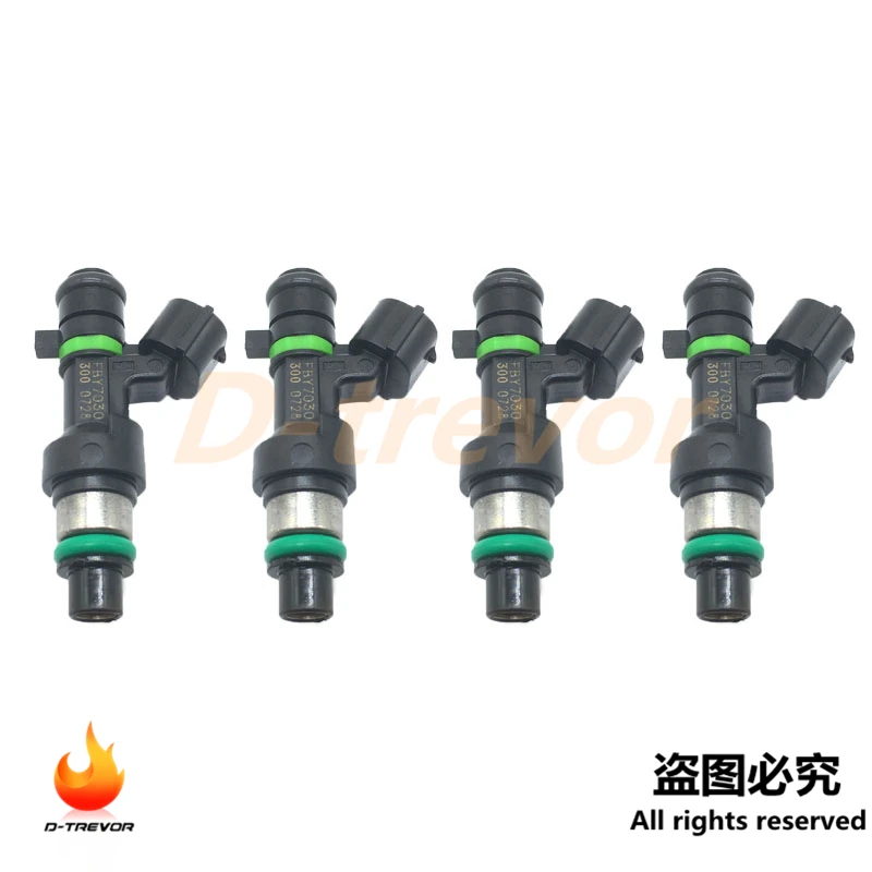 4PCS 16600-JK00A FBY7030 Fuel injector For Infiniti G25 2011-2012 2.5L V6 VQ25HR Tean J32