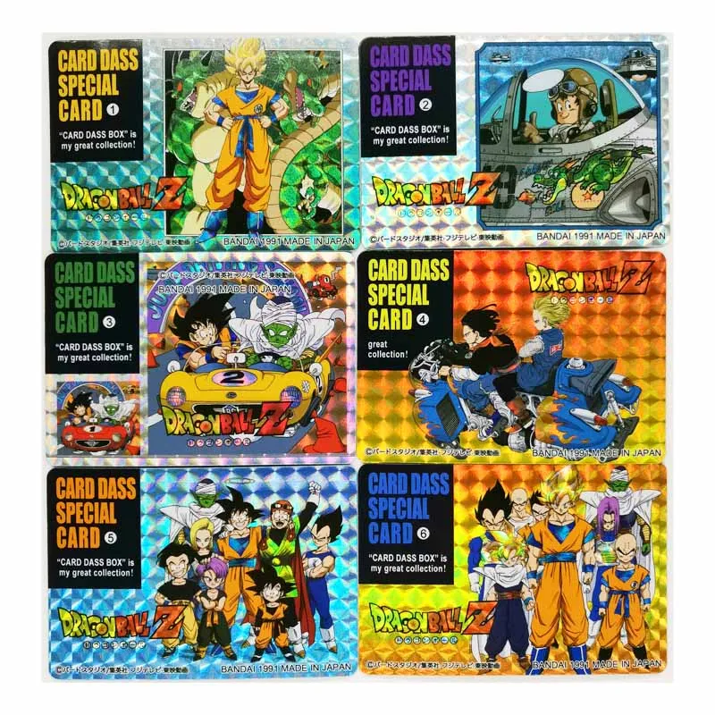 9pcs/set Super Saiyan Dragon Ball Z Refraction Process Heroes Battle Card Ultra Instinct Goku Vegeta Game Collection Cards